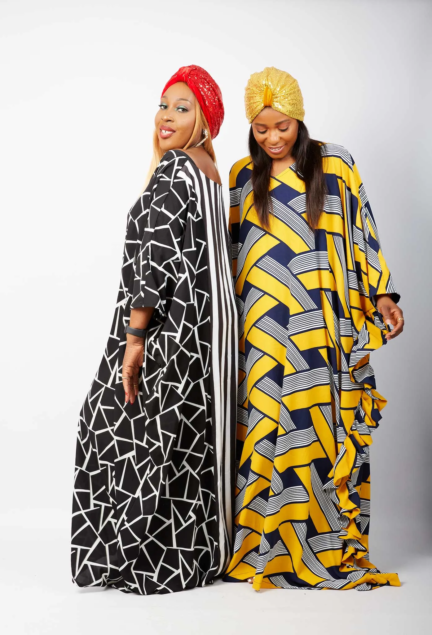 African Inspired Kaftan Boubou Bubu Maxi Dress - Lotanna