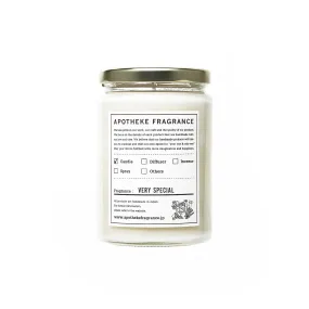 Apotheke Fragrance Glass Jar Candle "Very Special"