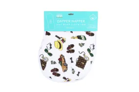 Baby Burp Cloth & Bib Combo: Dapper Napper