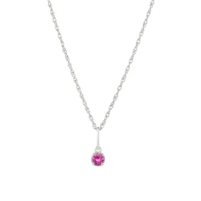 Birthstone Pendant Necklace