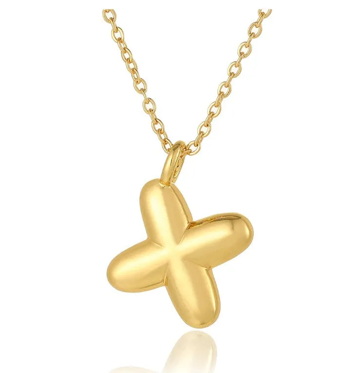 Bubble Initial Necklace