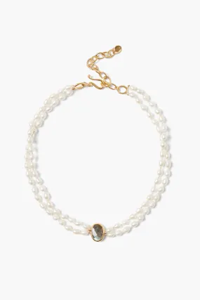 Colette Necklace White Pearl