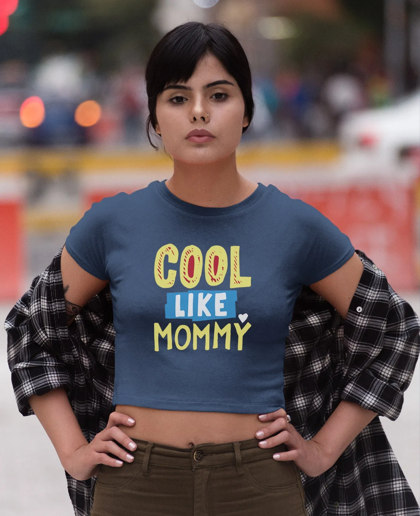 Cool Like Mommy Crop Top