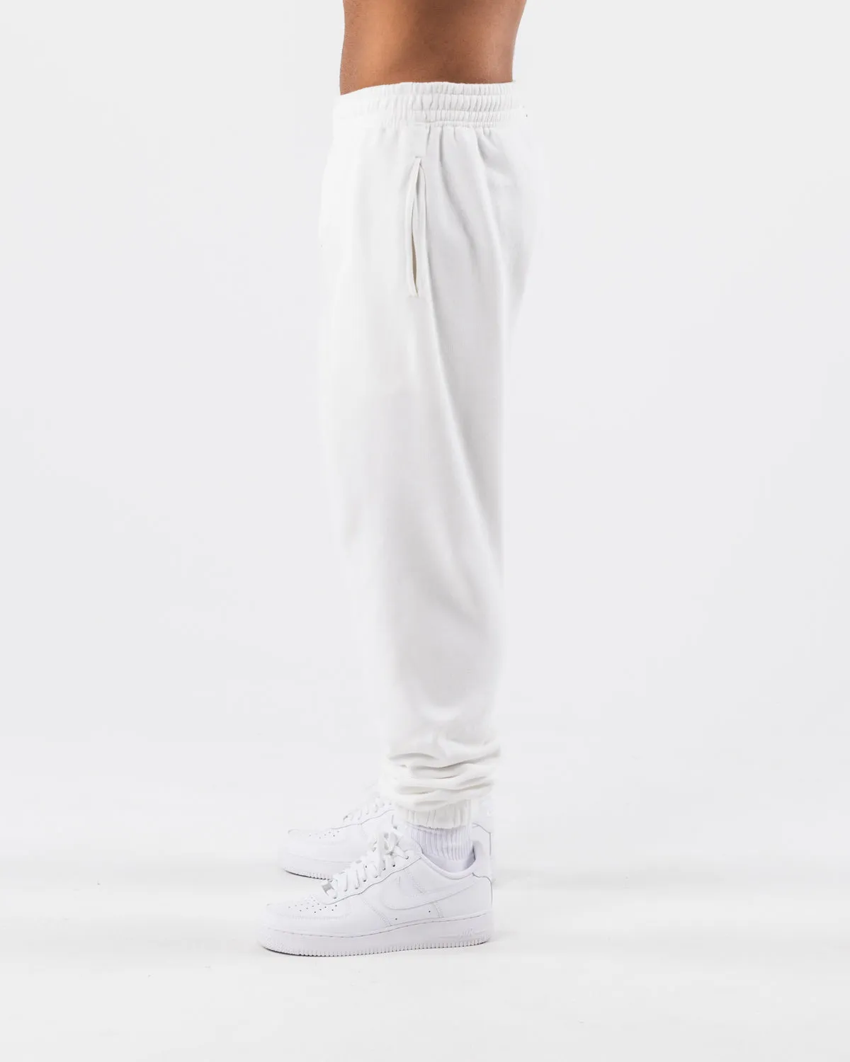 Earth Dye Natural Jogger - Cloud White