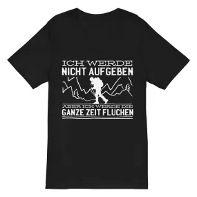 Ich werde nicht aufgeben aber fluchen - Herren V-Neck Shirt