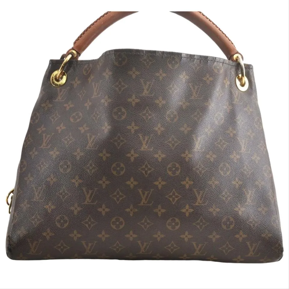 Louis Vuitton Artsy Mm Brown Monogram Canvas Hobo Bag