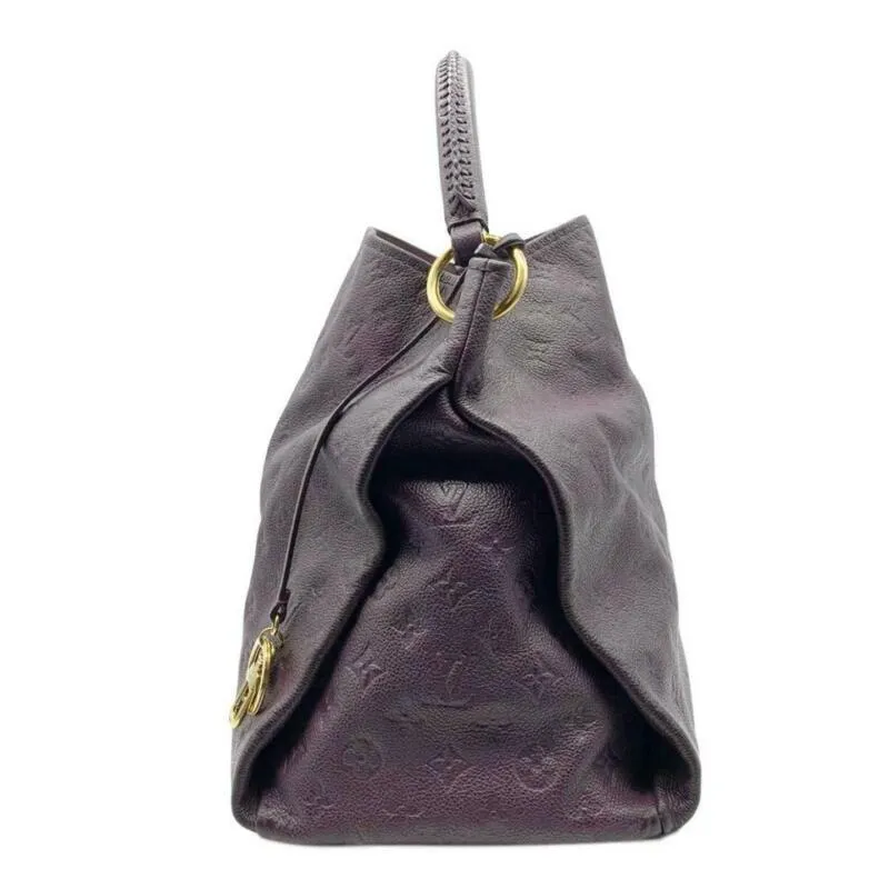 Louis Vuitton Arty Purple Monogram Empreinte Leather Hobo Bag