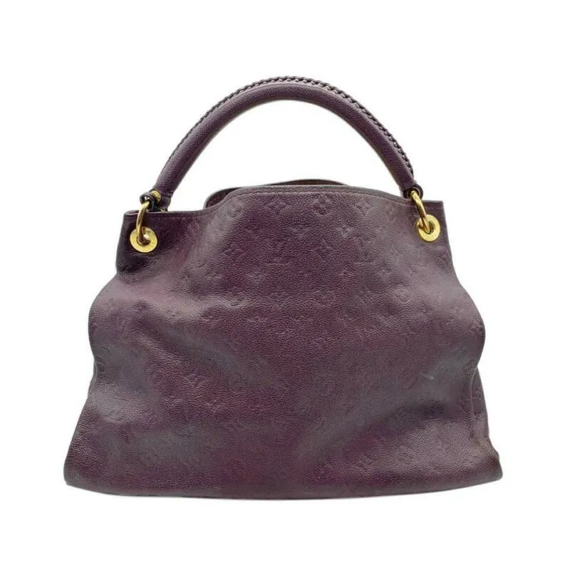 Louis Vuitton Arty Purple Monogram Empreinte Leather Hobo Bag