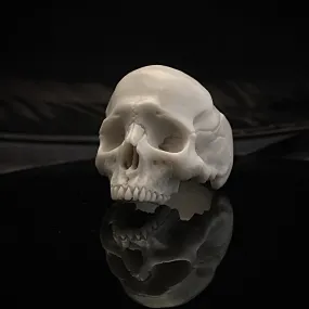 Marble Skull Ring