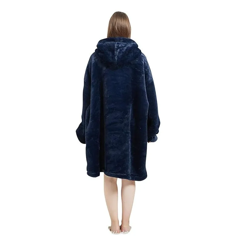 My Snuggy - Adult Dark Blue Hoodie Blanket