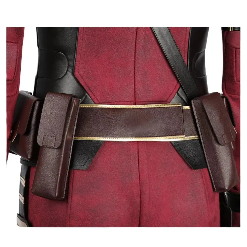 【New Arrival】Xcoser 2024 Deadpool 3 Lady Deadpool Cosplay Costume Jumpsuit Mask Outfit for Halloween