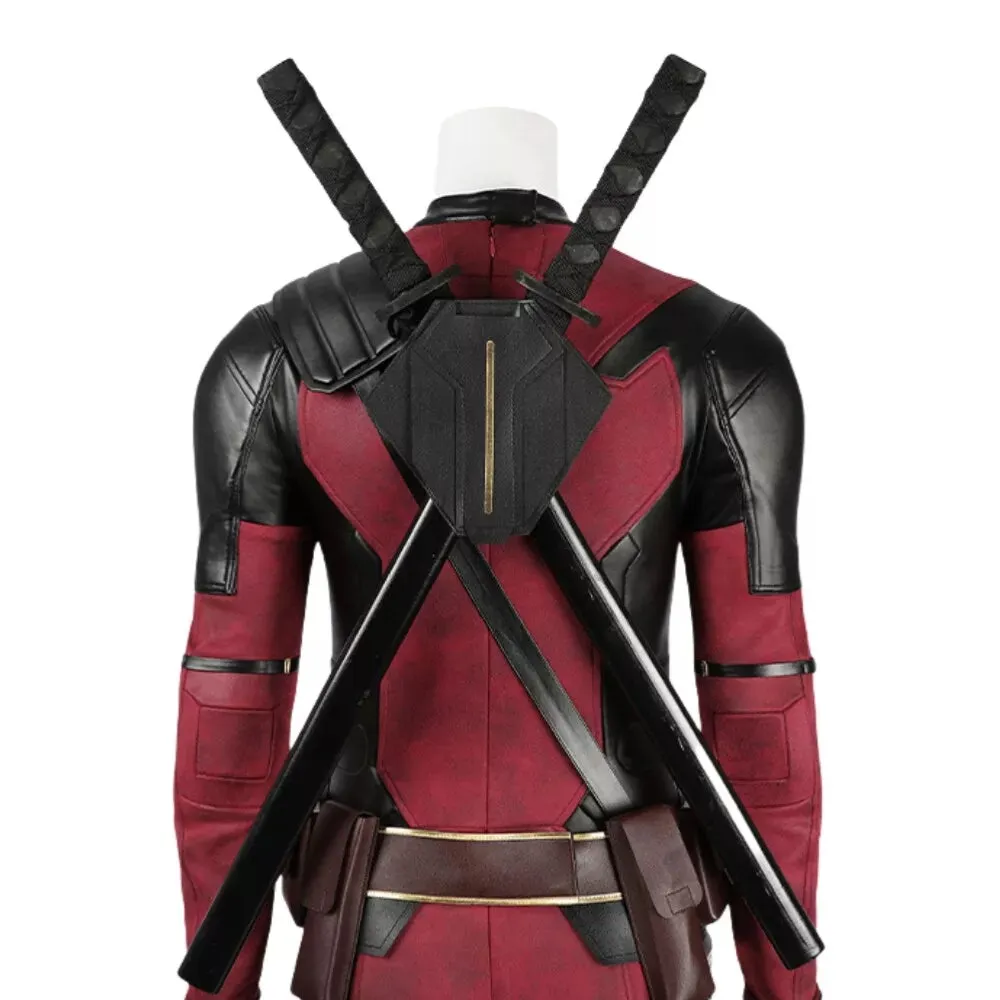 【New Arrival】Xcoser 2024 Deadpool 3 Lady Deadpool Cosplay Costume Jumpsuit Mask Outfit for Halloween