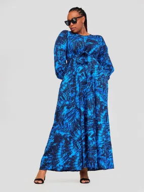 Phyls Collections Kilifi Maxi Dress - Blue Print