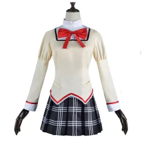 Puella Magi Madoka Magica- Akemi Homura Cosplay Costume Outfits Halloween Carnival Suit