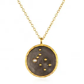 Satya Zodiac Gemini Pearl Necklace