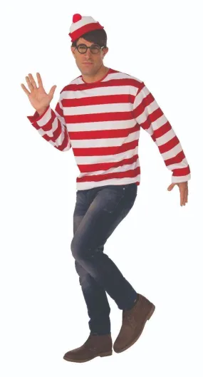 Where's Waldo Costume for Adults