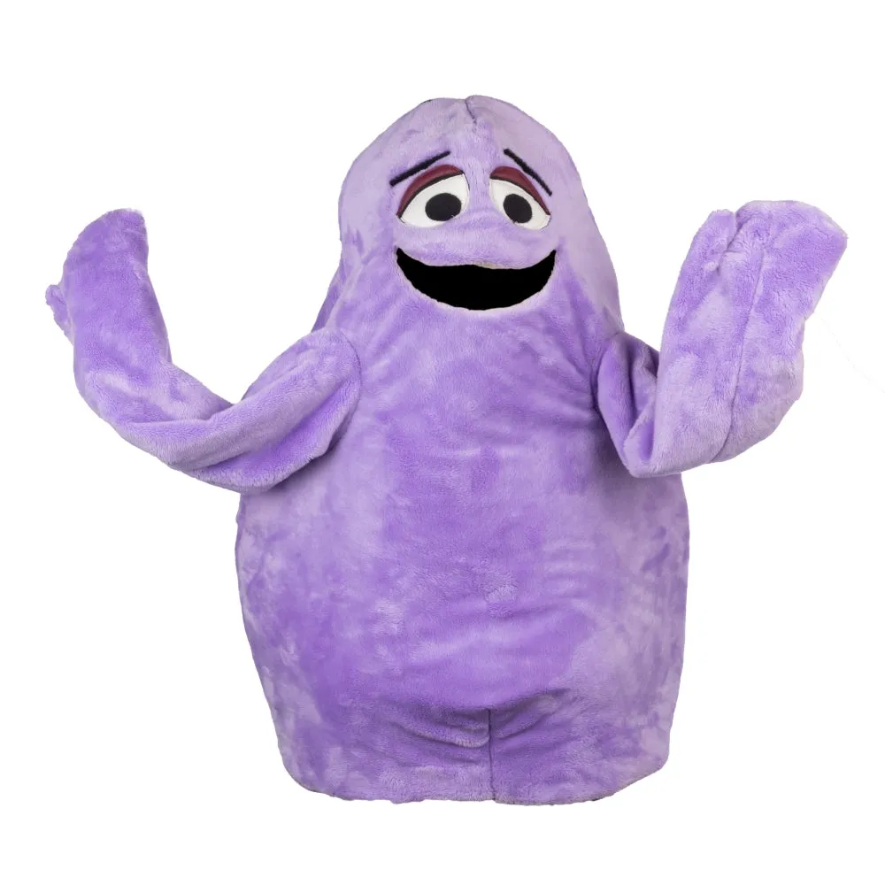 Xcoser Grimace's Birthday Monster Mascot Purple Eggplant All-in-one Doll Costume Cartoon Cosplay Unisex Halloween Cosplay